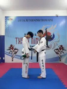 Trẻ em tập Taekwondo tại CLB Thanh Minh Đà Nẵng