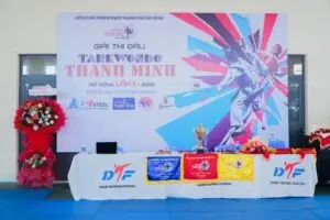Sân thi đấu Giải Taekwondo Thanh Minh mở rộng lần II năm 2026 tại Đà Nẵng